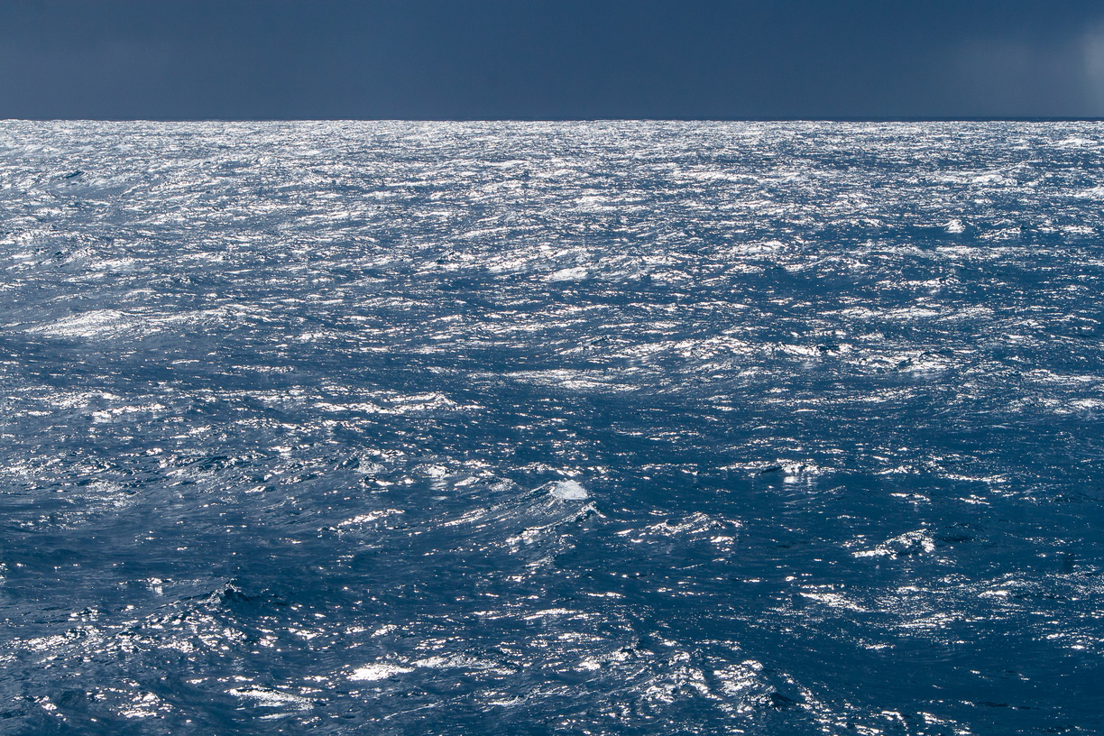 Glistening waves in the Drake Passage